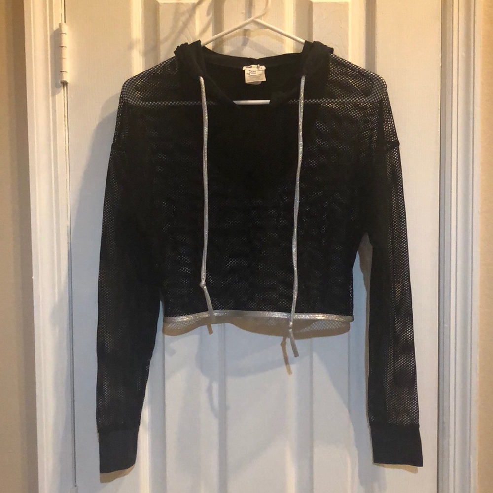 Rebel Athletic Mesh Crop Top